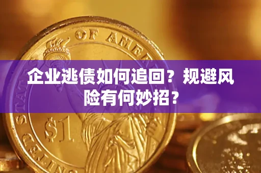 北京企业逃债如何追回？规避风险有何妙招？