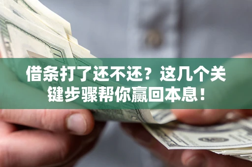 北京借条打了还不还？这几个关键步骤帮你赢回本息！