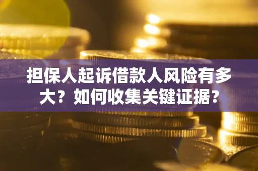 北京担保人起诉借款人风险有多大？如何收集关键证据？