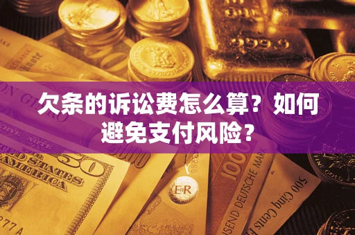 北京欠条的诉讼费怎么算？如何避免支付风险？